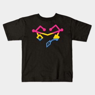 Pansexual Pride Heart Kids T-Shirt